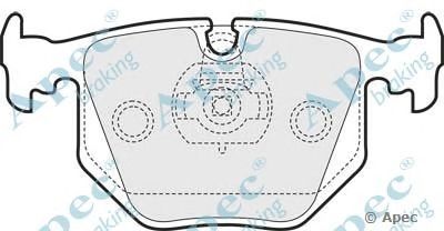 APEC BRAKING pad1431 -  Комплект тормозных колодок, дисковый тормоз